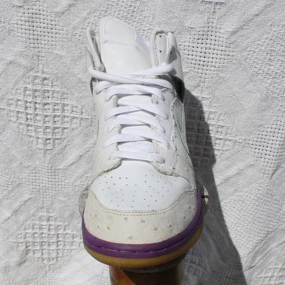 Nike Dunk High Deluxe Ostrich White Hyacinth 312032-111 Size 10